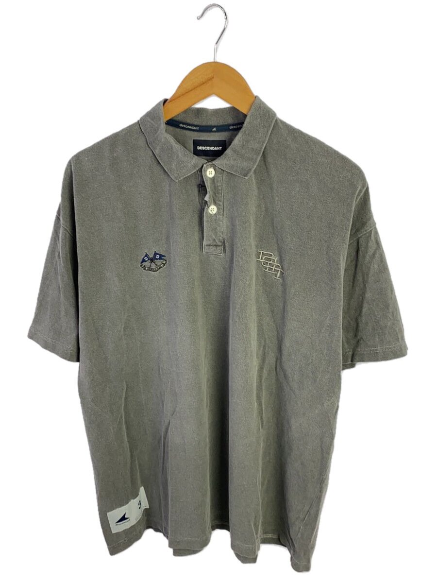【中古】DESCENDANT◆24SS/DESCENDANT CLUB POLO SS PIGMENT DYE/スポーツシャツ/3【メンズウェア】