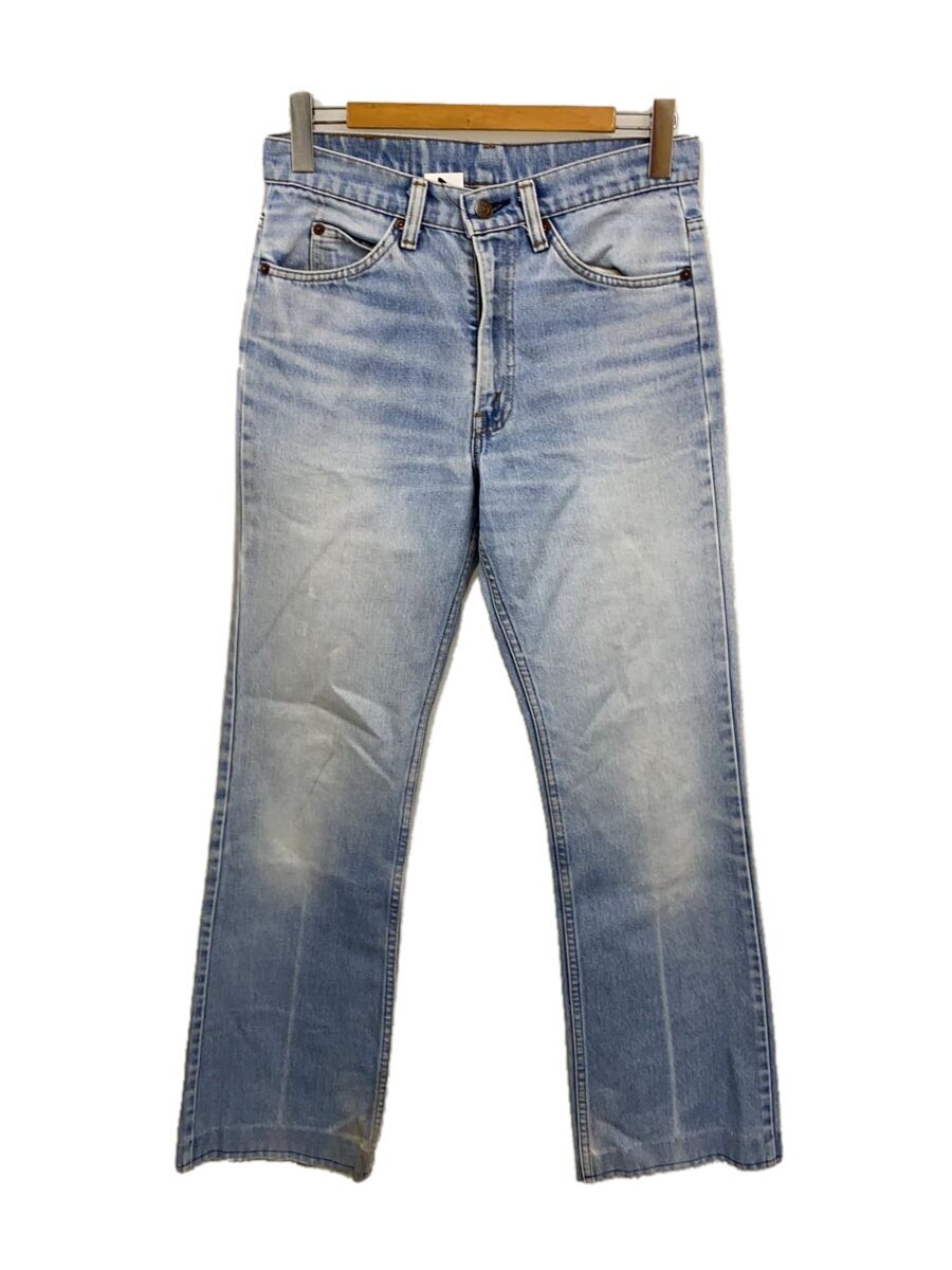 【中古】Levi’s◆1980年/66後期/517/名取り草裏8目じるし/Levis ZIP/オレンジ色溜め桶【メンズウェア】