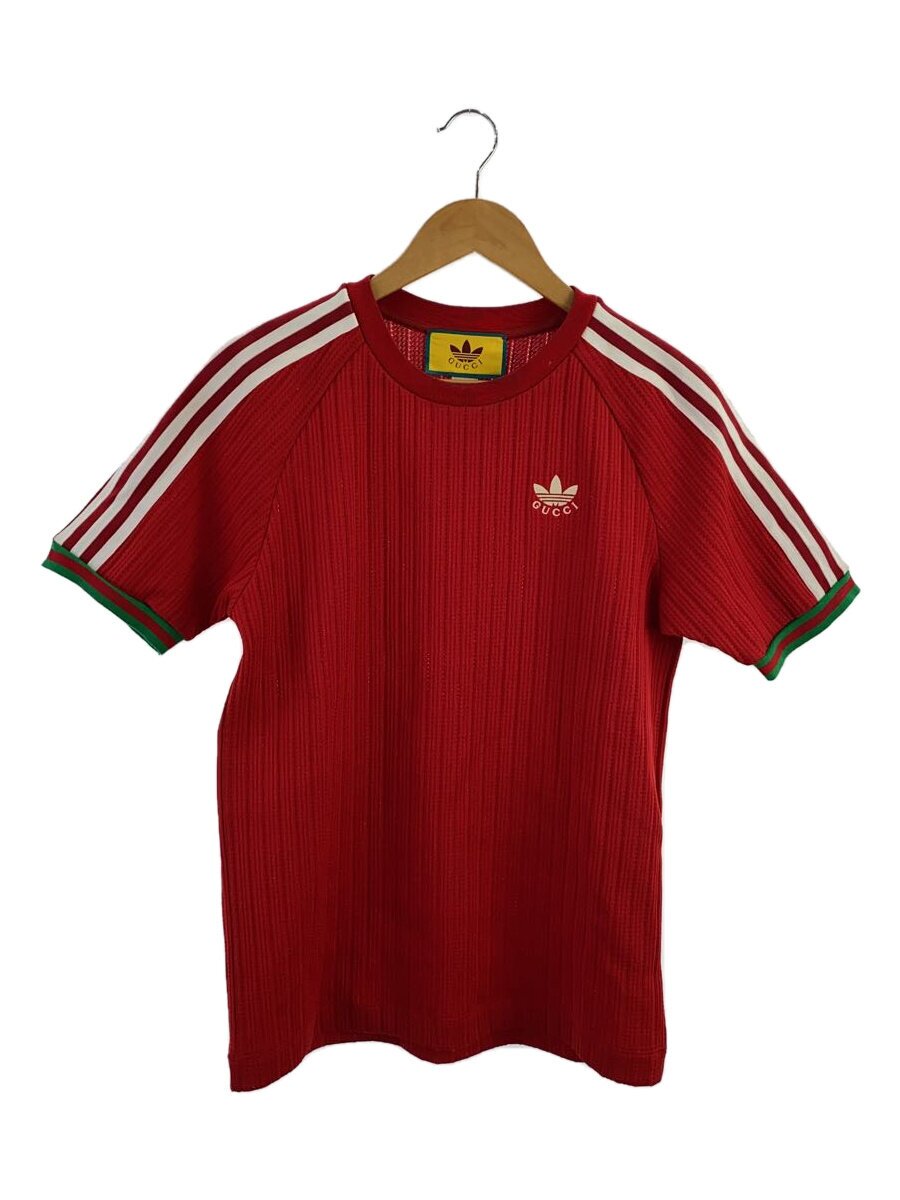 【中古】GUCCI◆プルオーバー/M/ポリエステル/RED/700486【メンズウェア】
