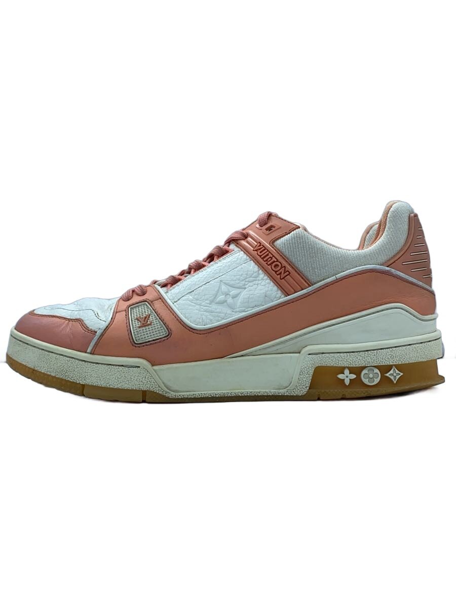 【中古】LOUIS VUITTON◆ローカットスニーカー/US6.5/PNK【シューズ】