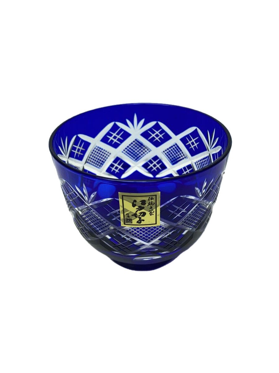 【中古】田島硝子◆タジマガラス/グラス/5点セット/ブルー【キッチン用品】