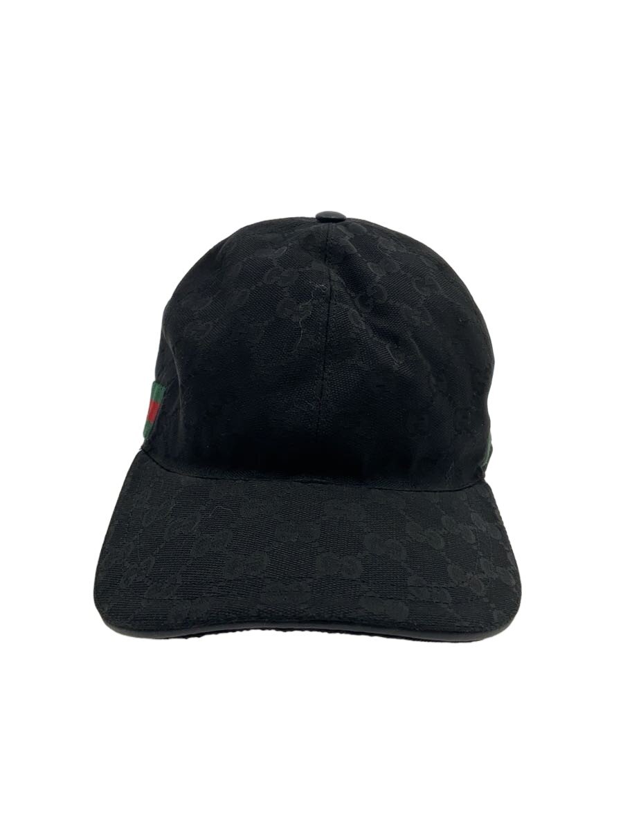 【中古】GUCCI◆旗がしら/--/綿織物/BLK/総柄/メンズ/200035【服飾雑貨他】