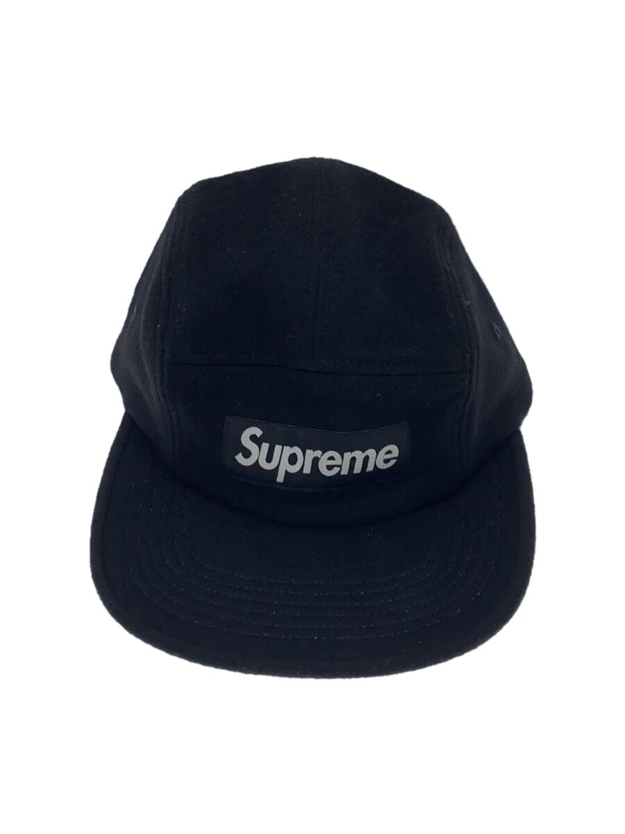 【中古】Supreme◆24AW/Wool camp cap/旗がしら/--/羊毛/BLK/メンズ【服飾雑貨他】