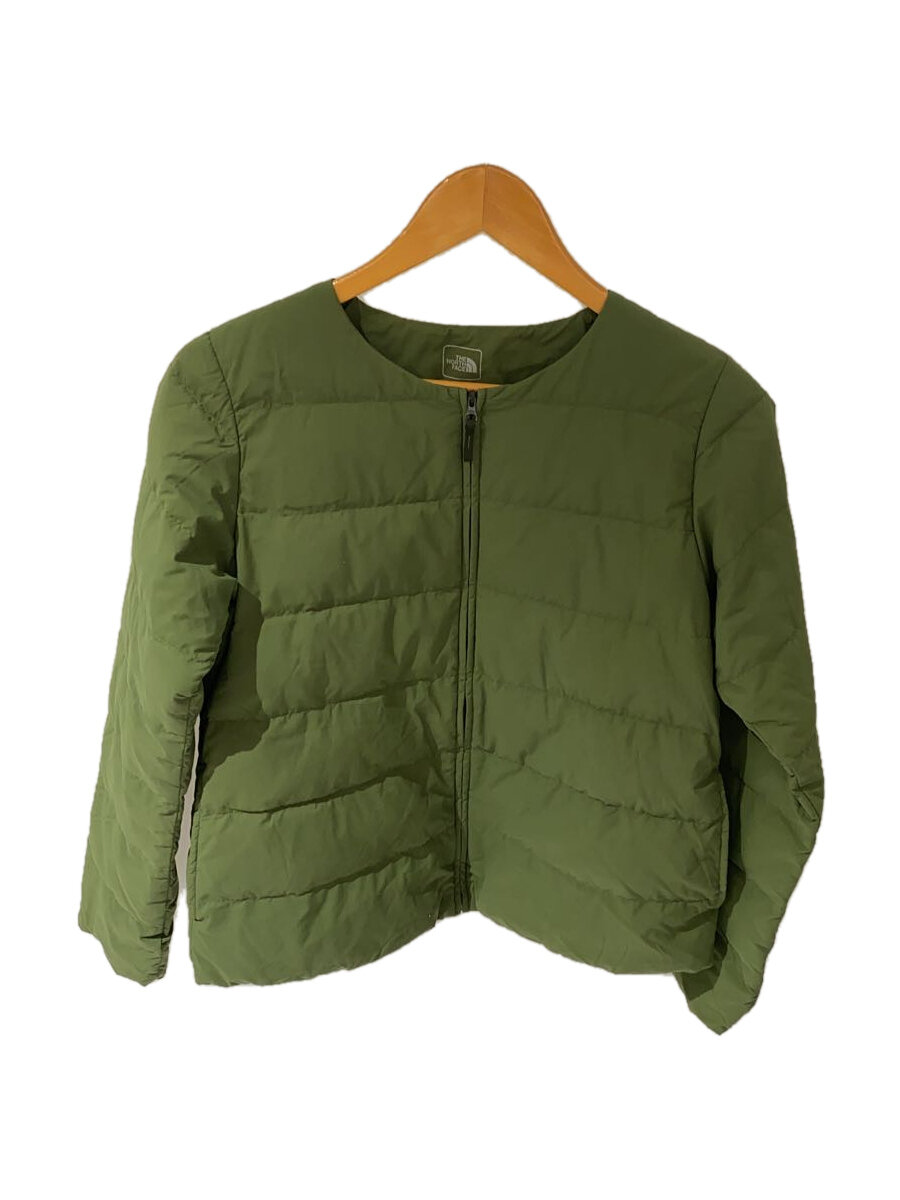 【中古】THE NORTH FACE◆BOADWALK CARDIGAN_ボードウォークカーディガン/M/ナイロン/GRN//【レディース御召しもの】