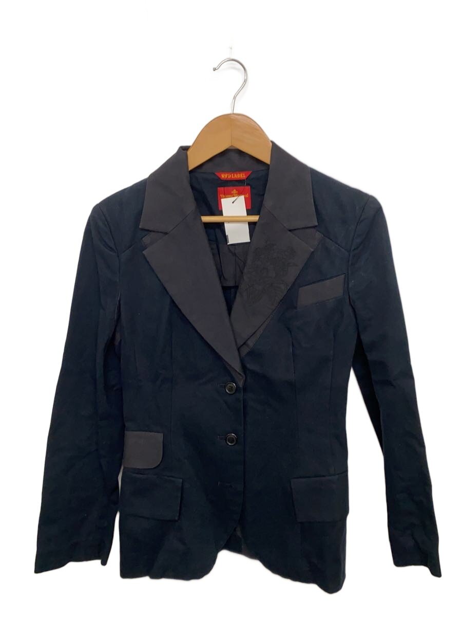 【中古】Vivienne Westwood RED LABEL◆上衣/3/綿織物/NVY/7191M【レディース御召しもの】