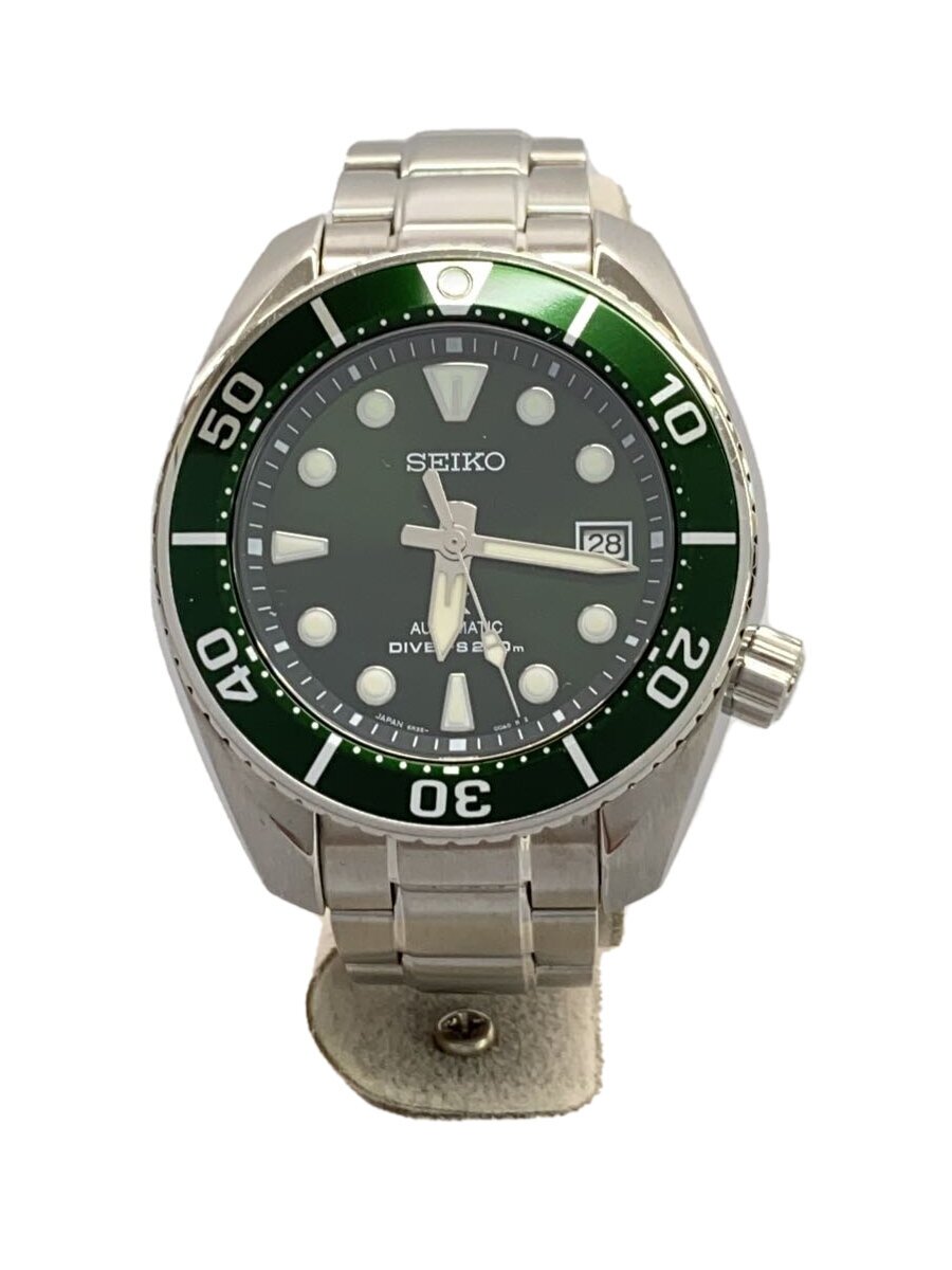 【中古】SEIKO◆PROSPEX DIVER SCUBA/自動巻腕時計/アナログ/GRN/SLV/6R35-00A0/? NULL ?【服飾雑貨他】|2nd STREET 店