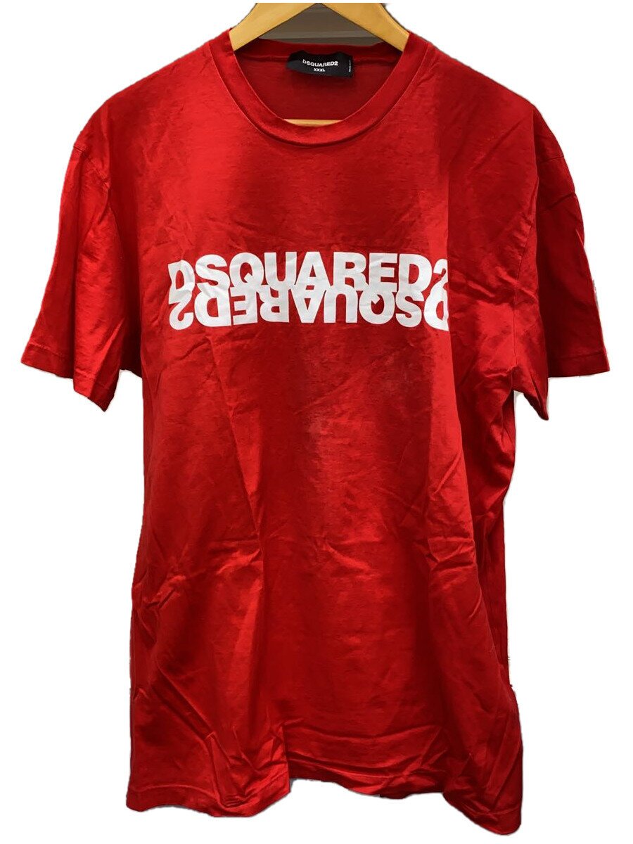 【中古】DSQUARED2◆プルオーバー/--/--/RED/S74GD0635【メンズウェア】