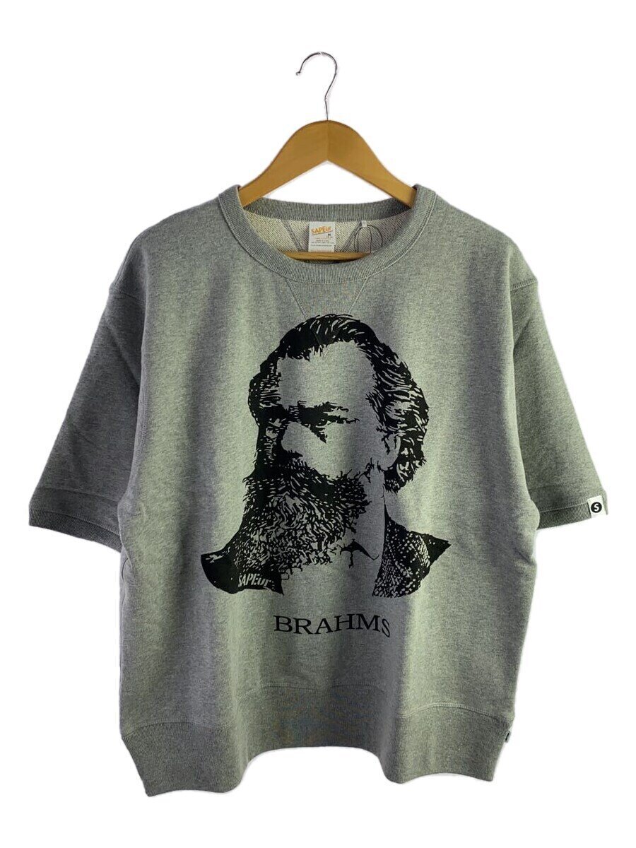 【中古】A Elegantes SAPEur◆流汗/M/綿織物/GRY/刷り上げる/A0021-151【メンズウェア】