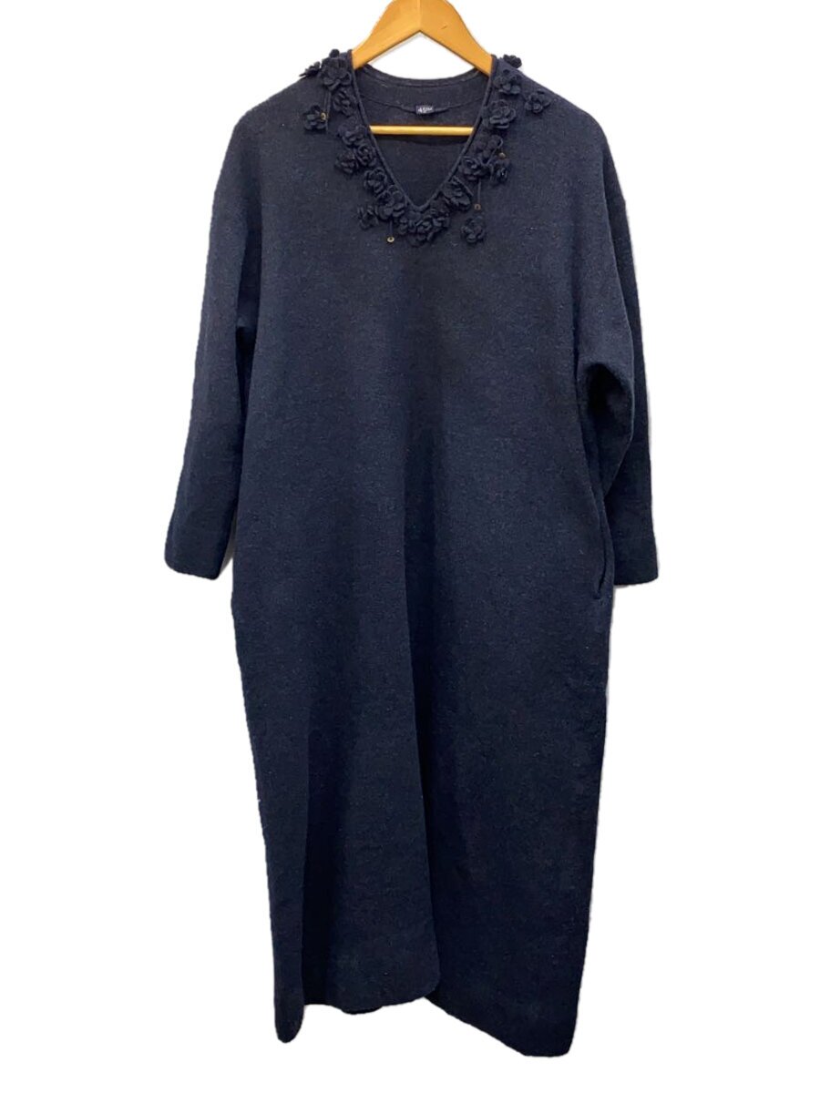 【中古】45rpm◆24aw/アイスクリームソーダ縮絨の御召しもの/O/羊毛/NVY/71150214【レディース御召しもの】