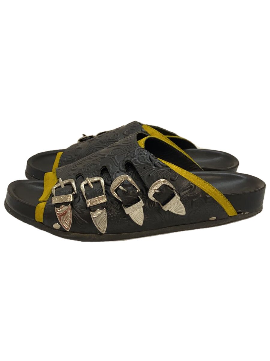 【中古】TOGA PULLA◆サンダル/41/BLK/0914G【シューズ】