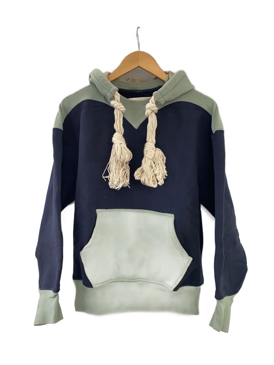 【中古】OUAT◆25SS/AFTER HOODIE/パーカー/2/綿織物/NVY/O011012PK//【レディース御召しもの】