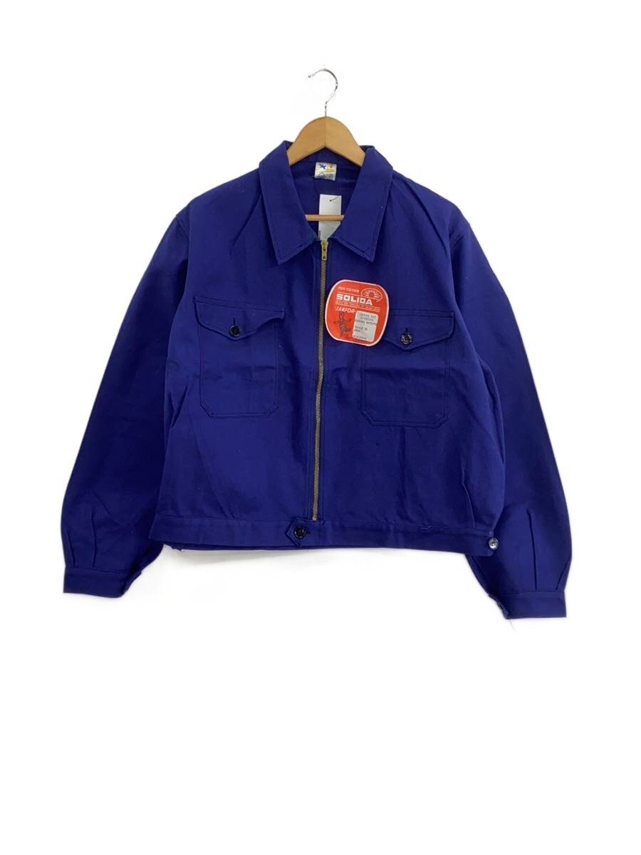 【中古】French Vintage/60s～70s/SOLIDA/コットンツイルワークジャケット/デッド買い溜める【メンズウェア】