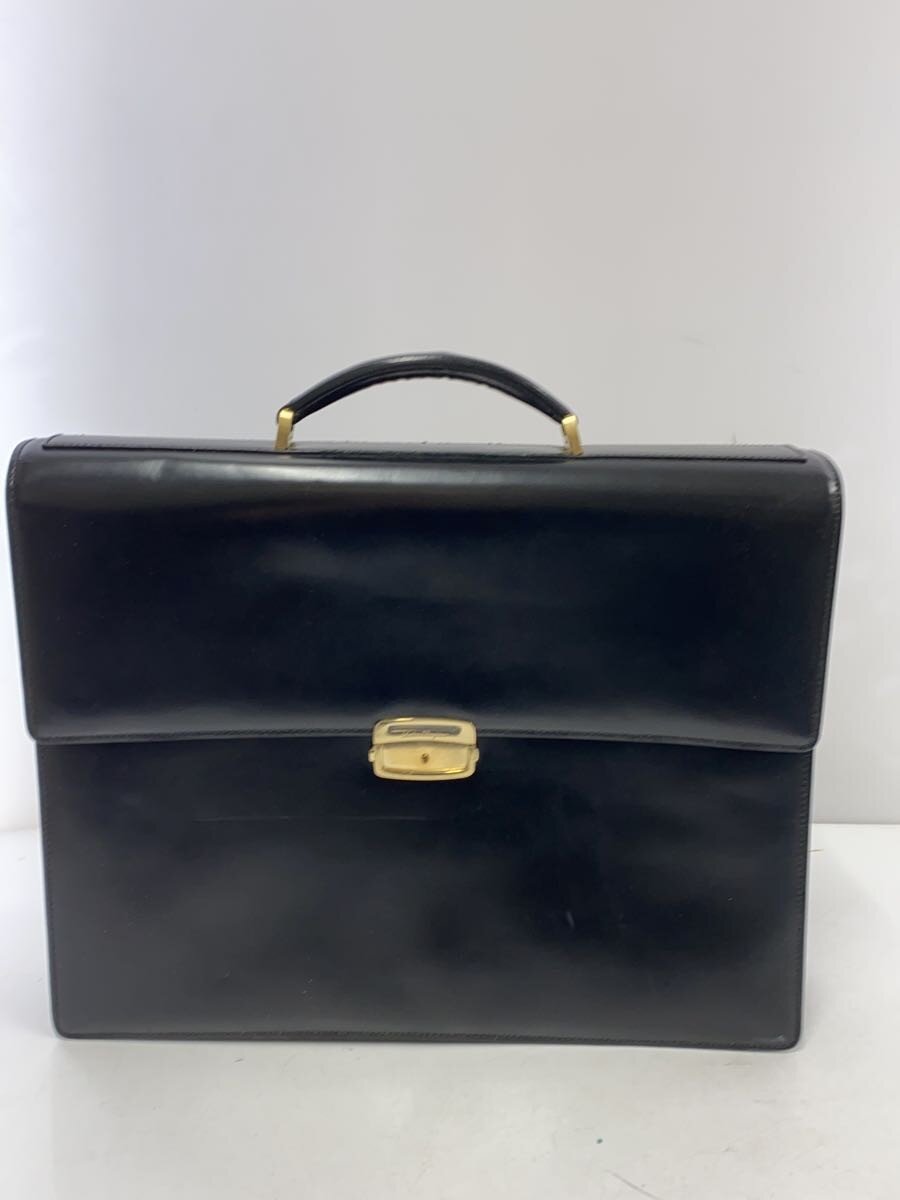 【中古】Salvatore Ferragamo◆ブリーフ入れもの/なめし革/BLK/FB-24【御徒面子】