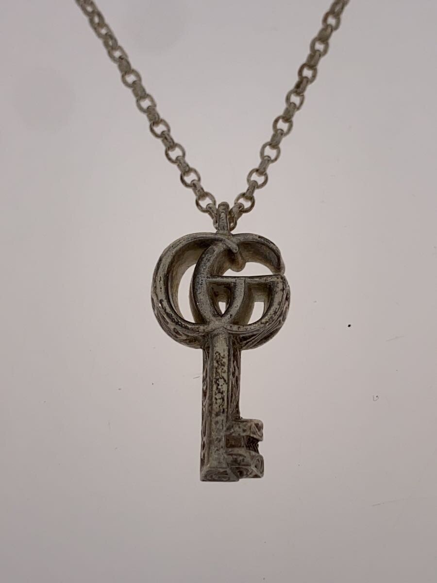 【中古】GUCCI◆ダブルジー/手当たり首飾り/首飾り/鍵/SV925/SLV/とっ始め有/レディース//【服飾雑貨他】