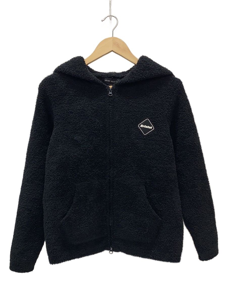 【中古】F.C.R.B.(F.C.Real Bristol)◆ジップパーカー/XS/ポリエステル/BLK/SZMCC21931【メンズウェア】