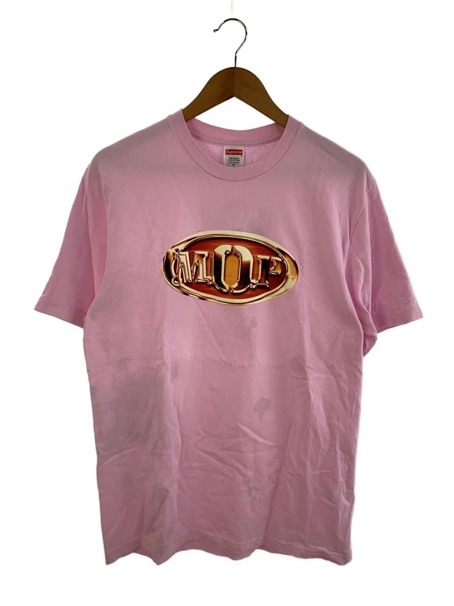 【中古】Supreme◆24FW/MOP TEE/プルオーバー/M/綿織物/PNK/無地【メンズウェア】