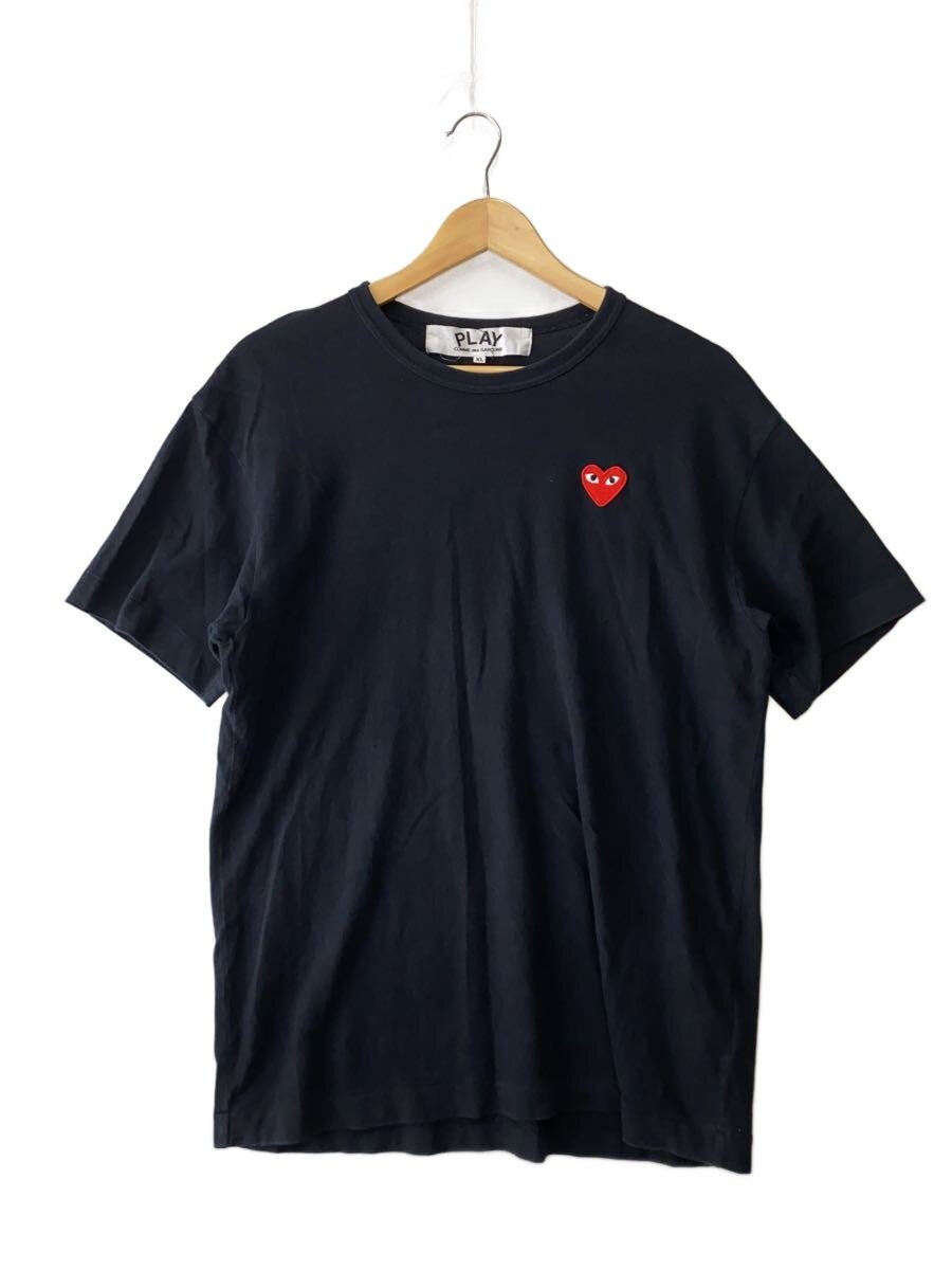 【中古】PLAY COMME des GARCONS◆ティーシャツ/XL/綿織物/BLK/AZ-T108//【メンズウェア】