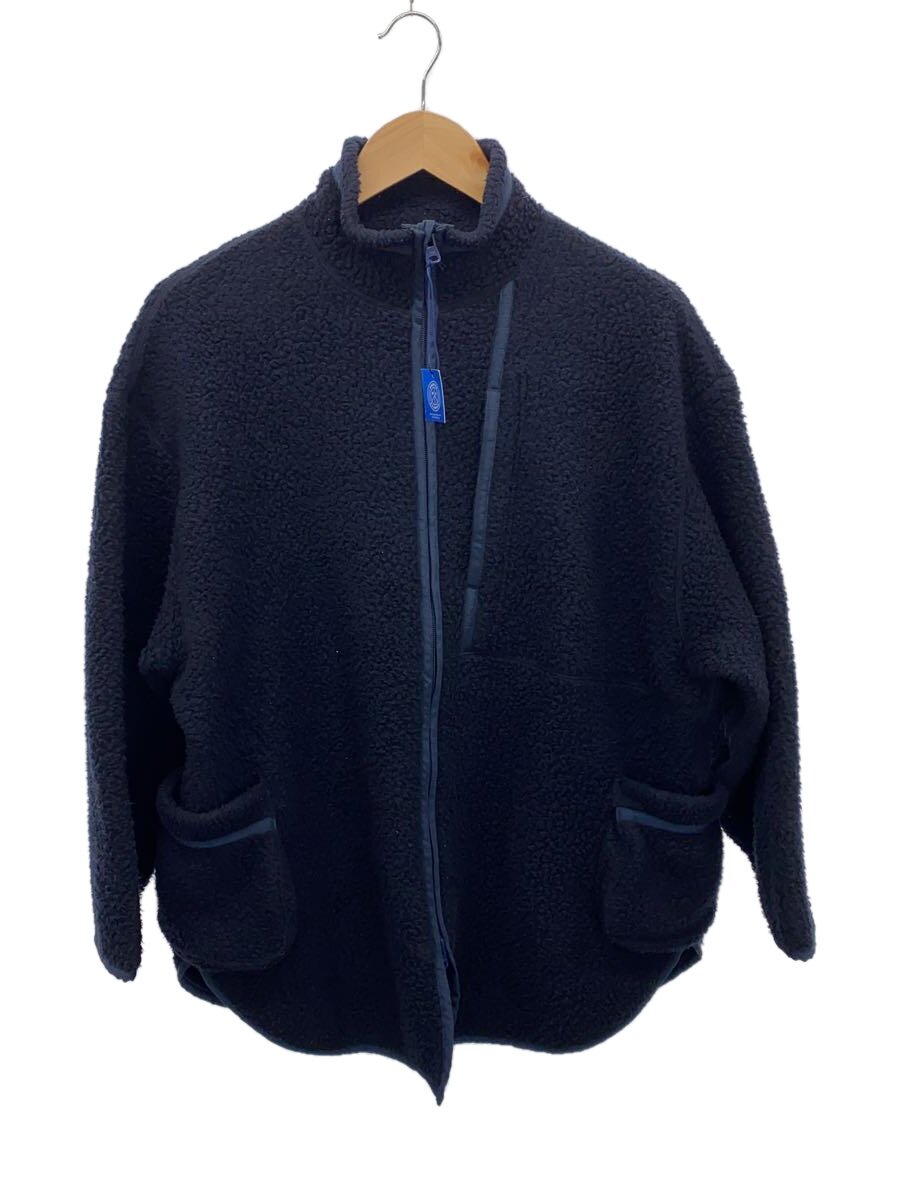 【中古】Porter Classic◆フリースジャケット/1/ポリエステル/BLK/無地//【メンズウェア】
