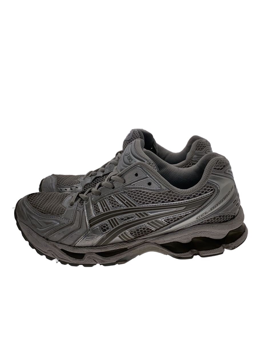 【中古】ASICS◆GEL-KAYANO14/ローカットスニーカー/26.5糎/SLV/F450923/穴あき有【シューズ】