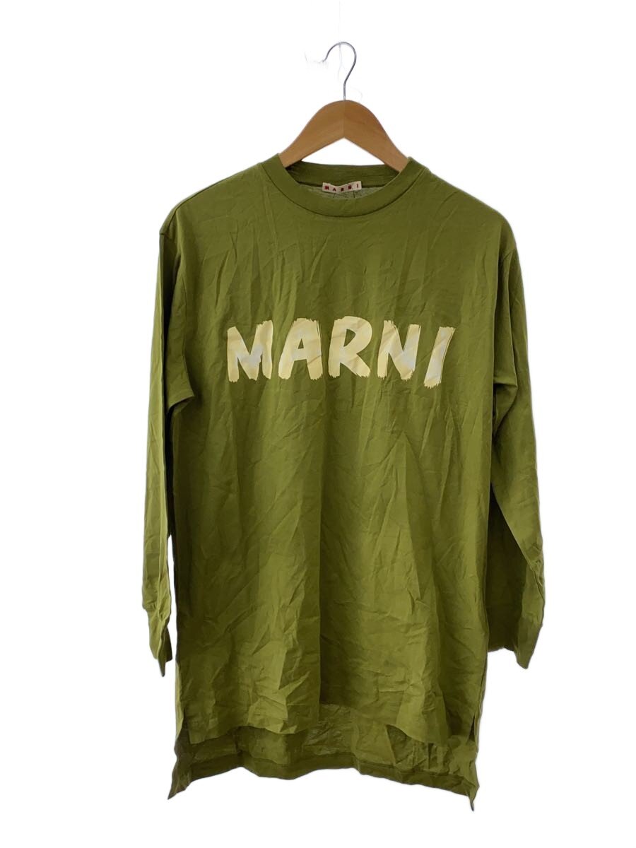 【中古】MARNI◆長袖カットソー/36/綿織物/GRN/THJE0129PN【レディース御召しもの】