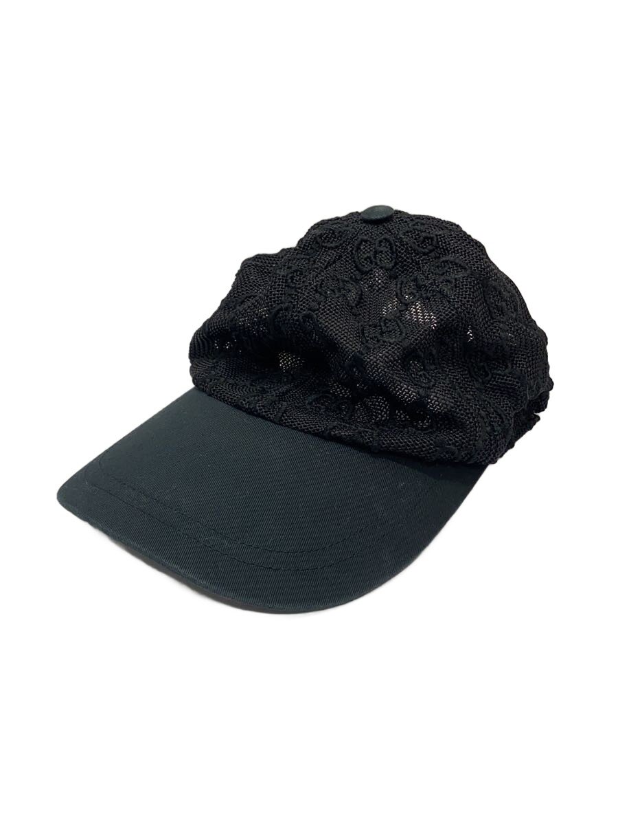 【中古】GUCCI◆旗がしら/--/ナイロン/BLK/レディース/579155【服飾雑貨他】