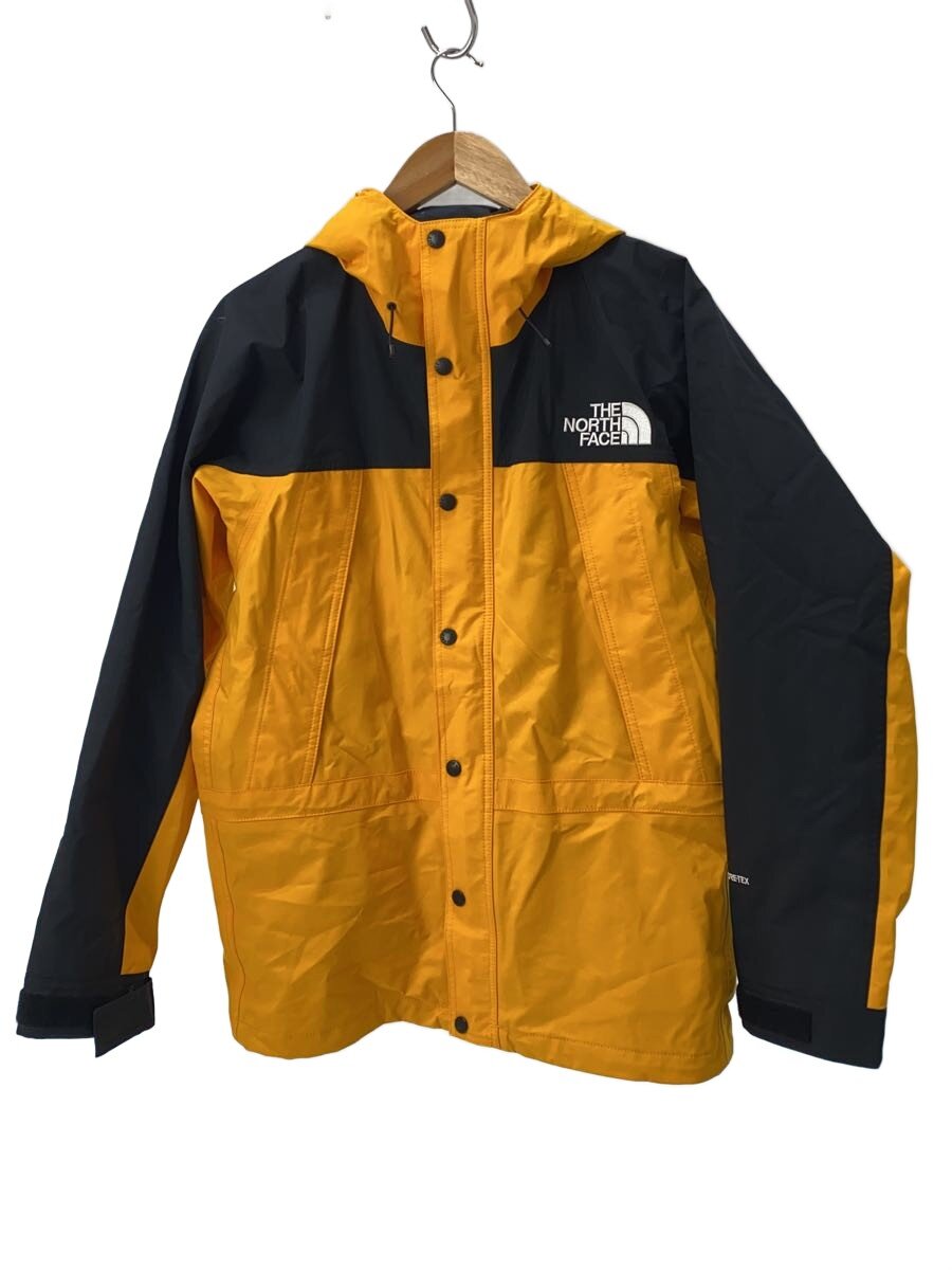 【中古】THE NORTH FACE◆MOUNTAIN LIGHT JACKET_マウンテンライトジャケット/M/ナイロン/ORN/無地【メンズウェア】