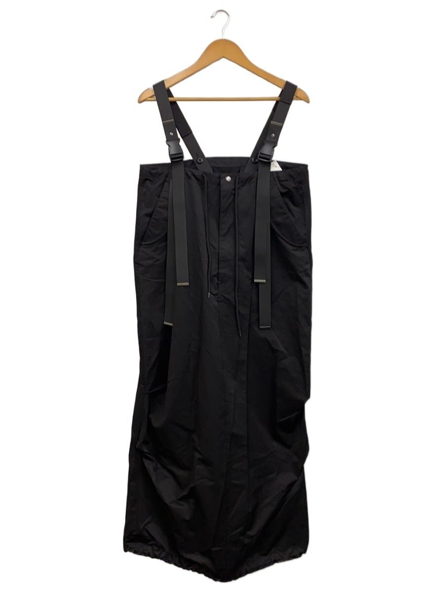 【中古】M53.◆ノースリーブ衣装/QUIET MILITARY SKIRT/S/綿織物/黒いこと/無地/MS-009【レディースお召しもの】