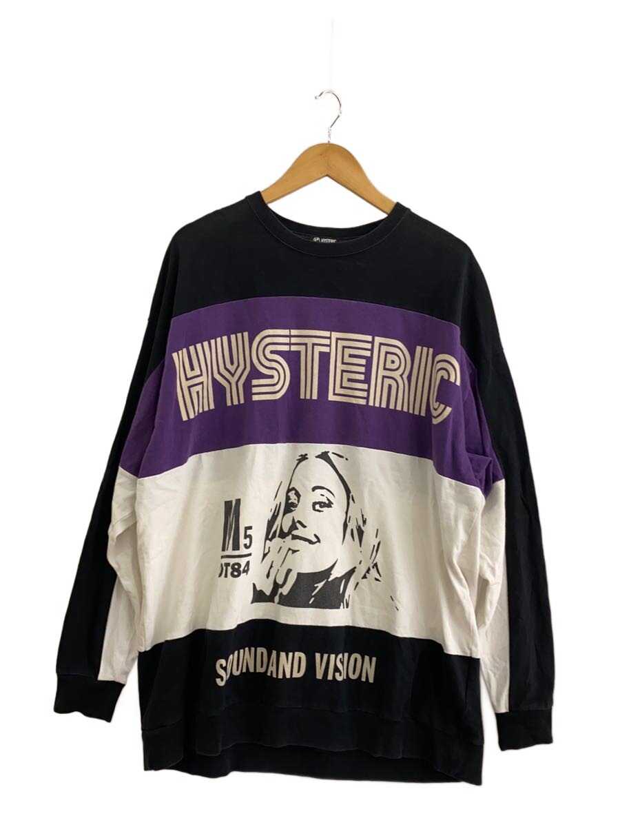 【中古】HYSTERIC GLAMOUR◆M5 ptビッグスウェット/FREE/綿織物/01191CS05//【レディース御召しもの】
