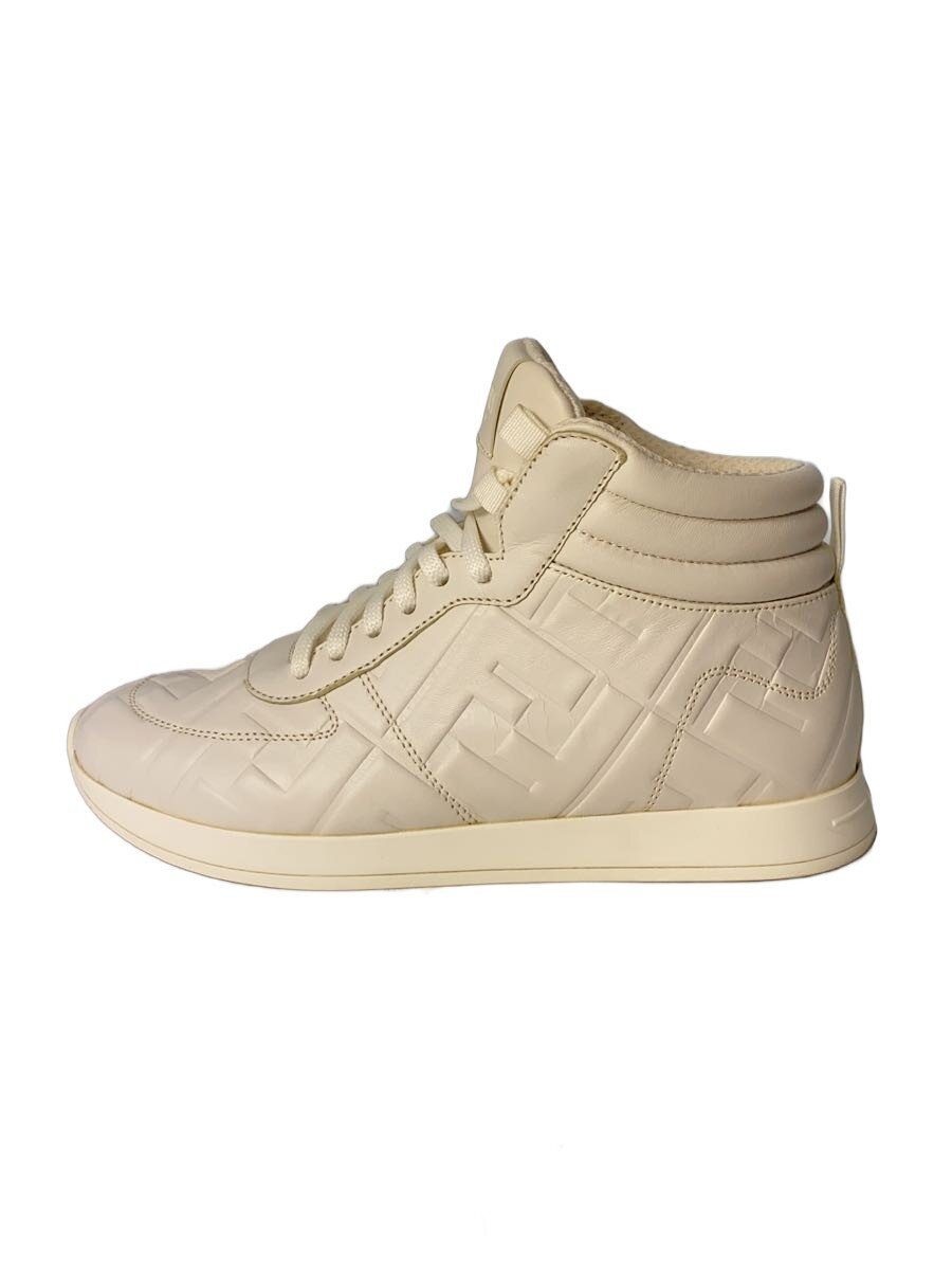 【中古】FENDI◆ハイカットスニーカー/36/WHT/8E7045【シューズ】