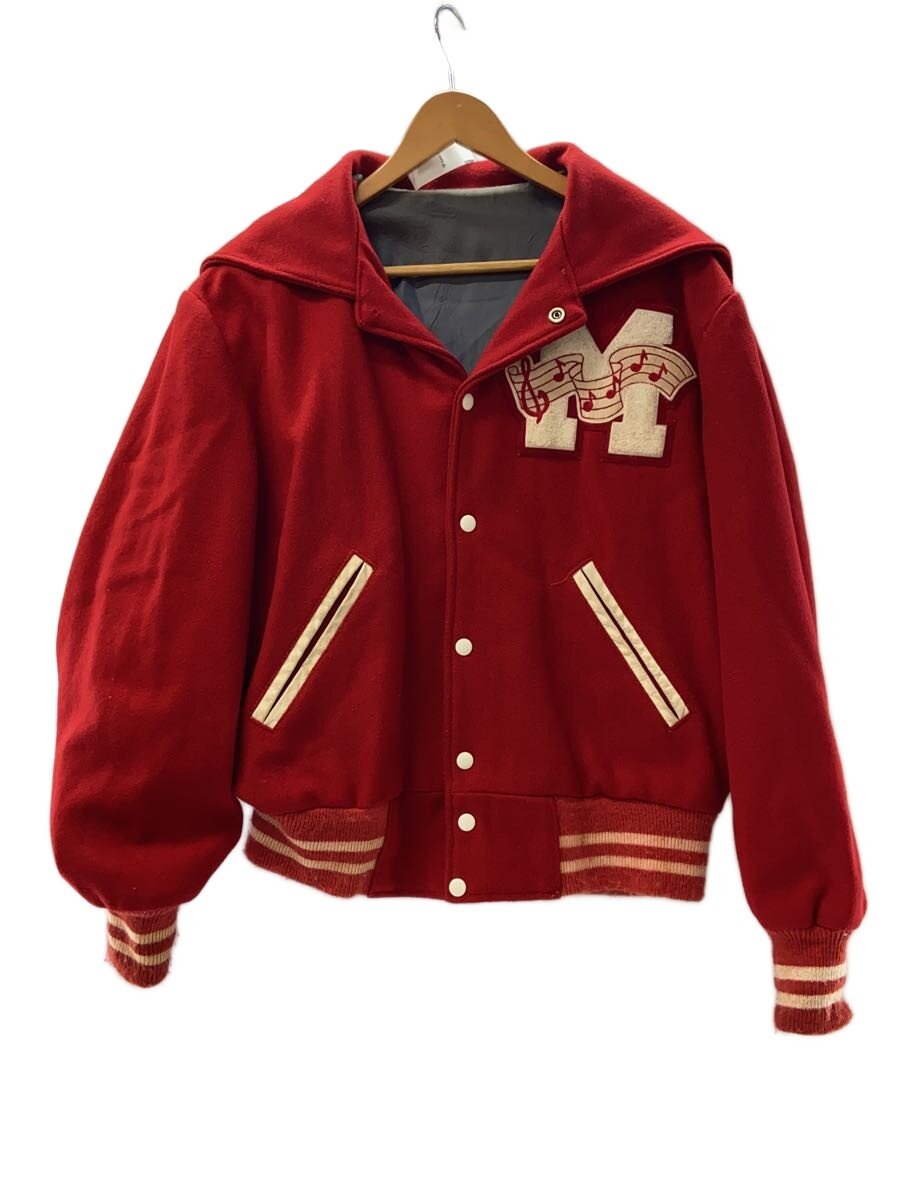 【中古】スタジャン/--/ウール/RED/無地【メンズウェア】|2nd STREET 店
