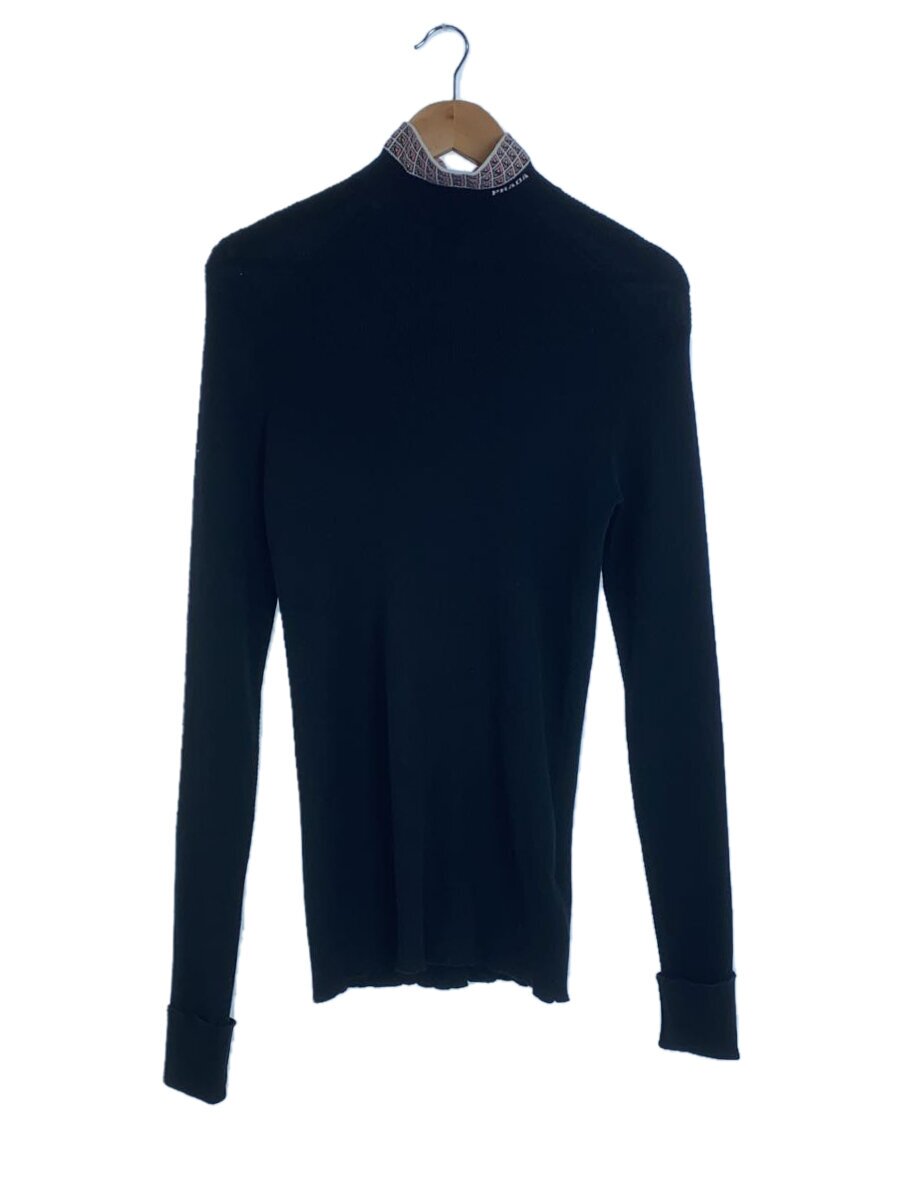 【中古】PRADA◆ニット・セーター(薄手)/50/コットン/ブラック/amas 2022 766//【メンズウェア】|2nd STREET 店