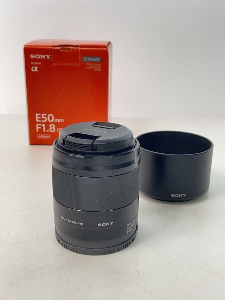 【中古】SONY◆水晶体 E 50粍 F1.8 OSS SEL50F18 (B)/ソニー/黒いこと/黒/【写真器】 カメラ用交換レンズ-TV・オーディオ・カメラ-カメラ・ビデオカメラ・光学機器