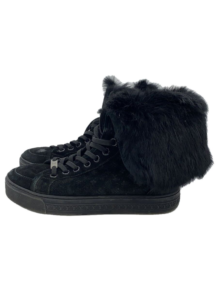 【中古】LOUIS VUITTON◆ハイカットスニーカー/--/BLK【シューズ】