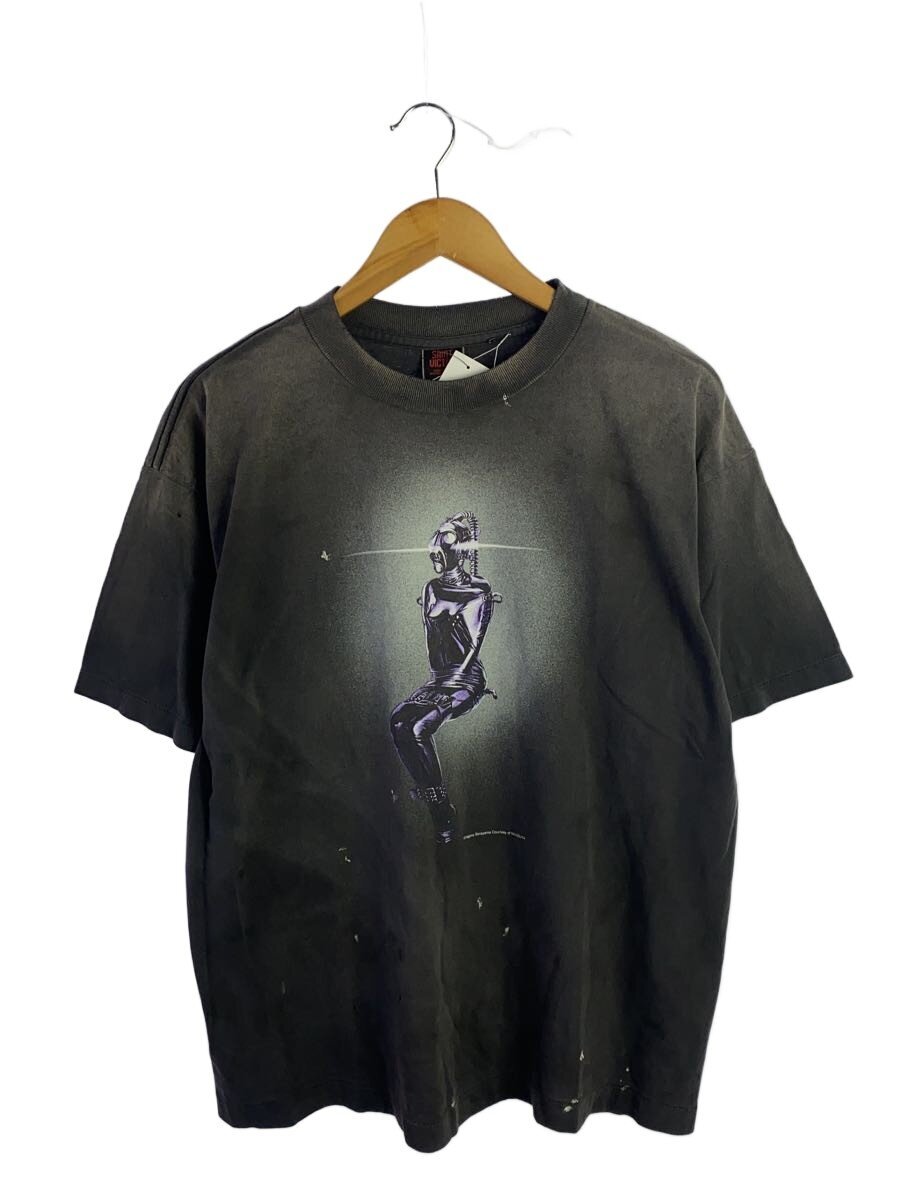 【中古】SAINT MICHAEL◆SRYM_SS TEE/MASK/Tシャツ/L/コットン/BLK/SM-HR1-0000-C75//【メンズウェア】|2nd STREET 店
