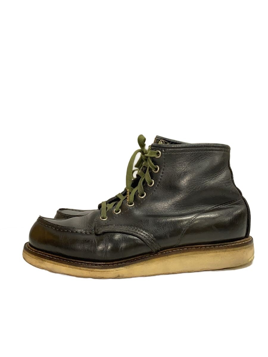 【中古】RED WING◆ブーツ/--/BLK/なめし革【シューズ】