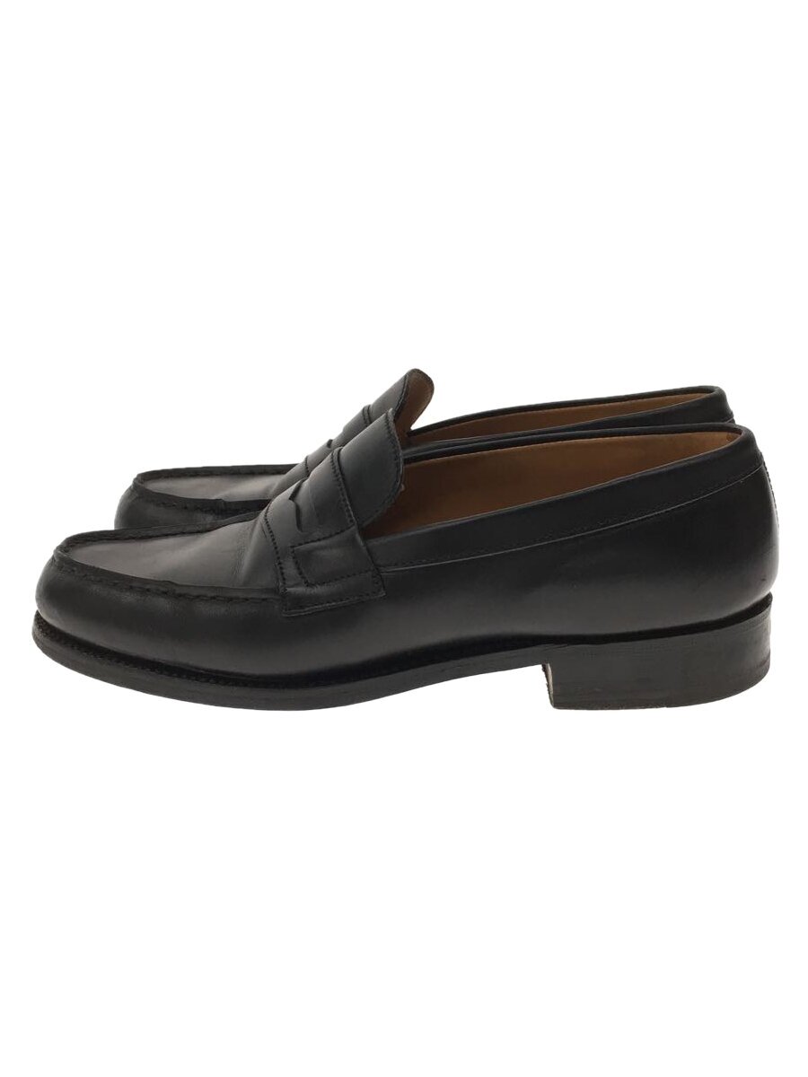 【中古】J.M.WESTON◆SIGNATURE LOAFER/置き目毛皮/2/黒いこと/なめし革/82-101-180-10【シューズ】