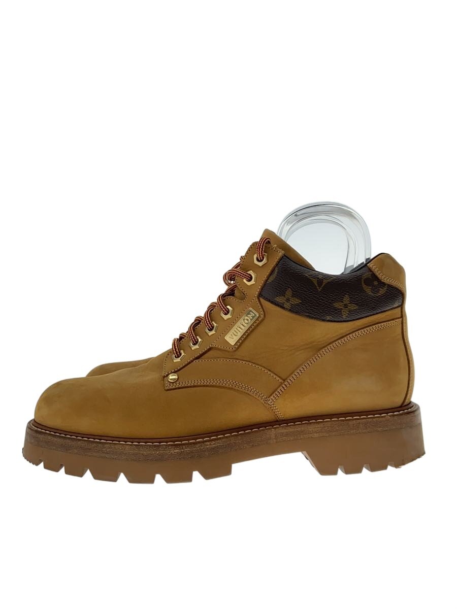 【中古】LOUIS VUITTON◆トレッキングブーツ/UK8.5/BRW/BM0189 オーベルカンフライン【シューズ】