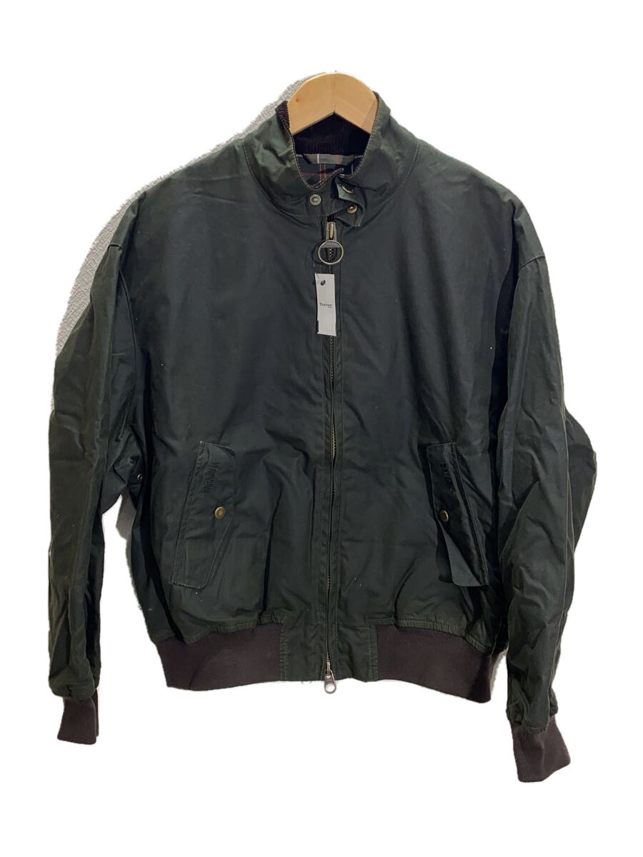 【中古】Barbour◆24AW/WAX JACKET G9/上衣/S/綿織物/KHK/無地/242mwx2327//【メンズウェア】