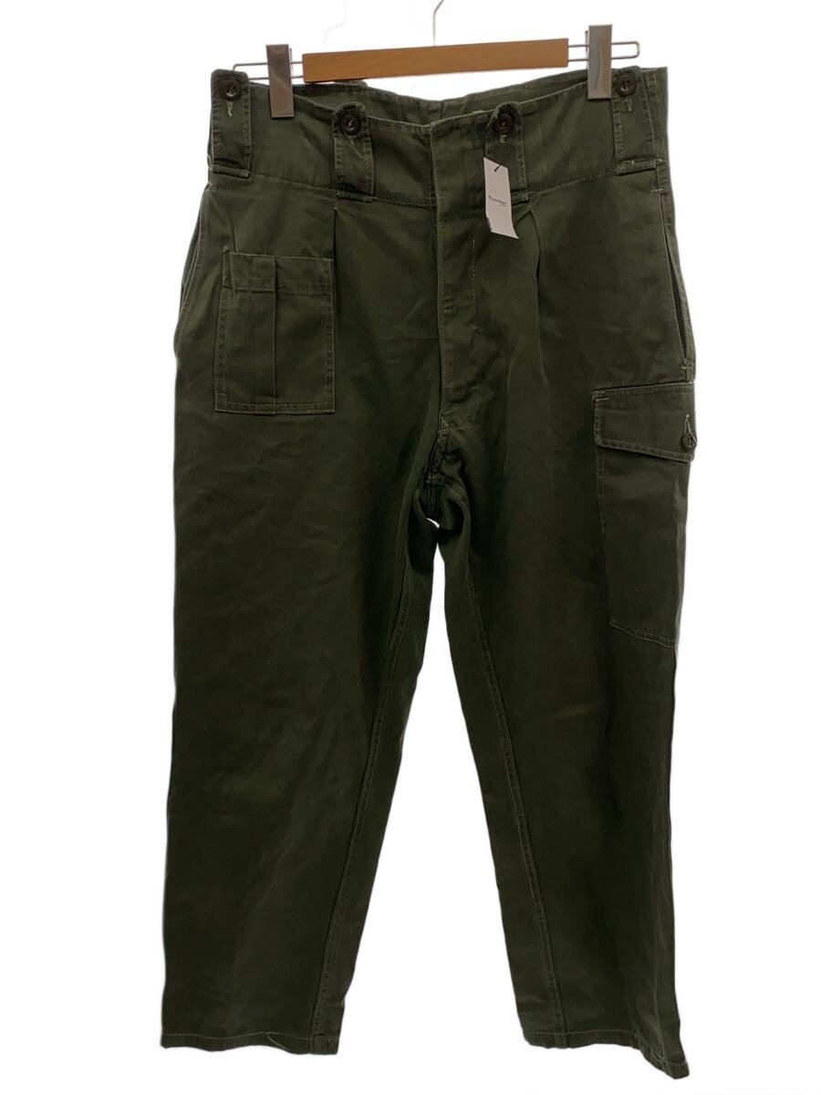 【中古】MILITARY◆カーゴパンツ/70s/綿織物/KHK/P1960【メンズウェア】