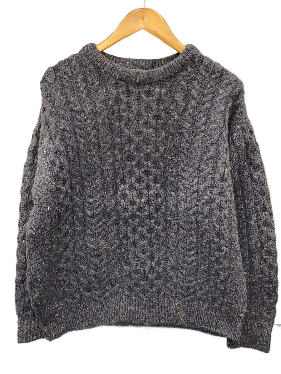 【中古】L.L.Bean◆編み物・スウェーター(朦々たる)/L/羊毛/GRY【レディースお召しもの】