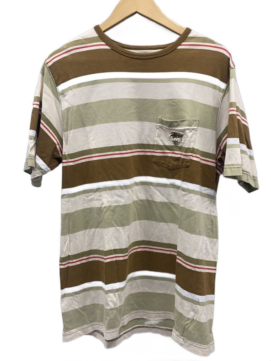 【中古】STUSSY◆プルオーバー/M/綿織物/BEG/間借り人【メンズウェア】