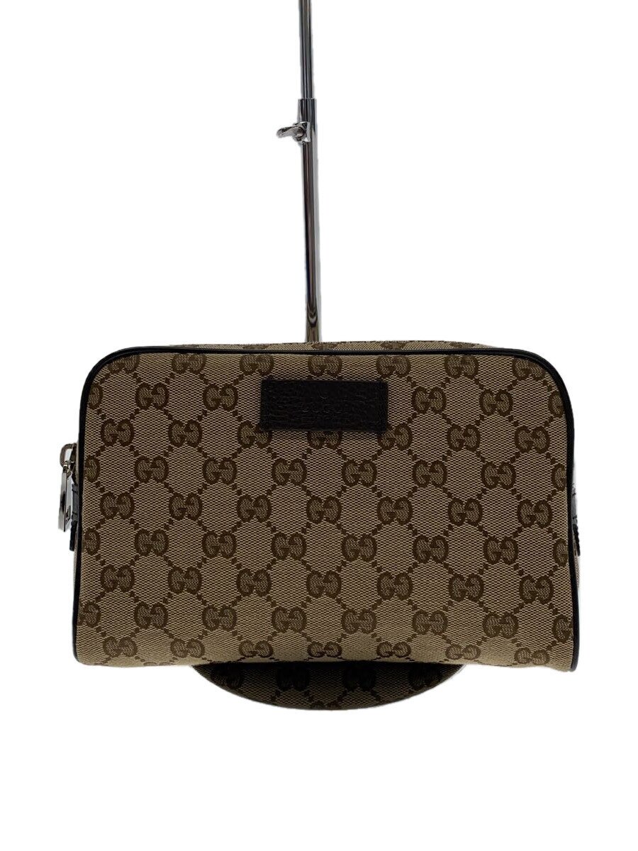 【中古】GUCCI◆酉の方角御徒面子_GG帆布/帆布/BRW【御徒面子】