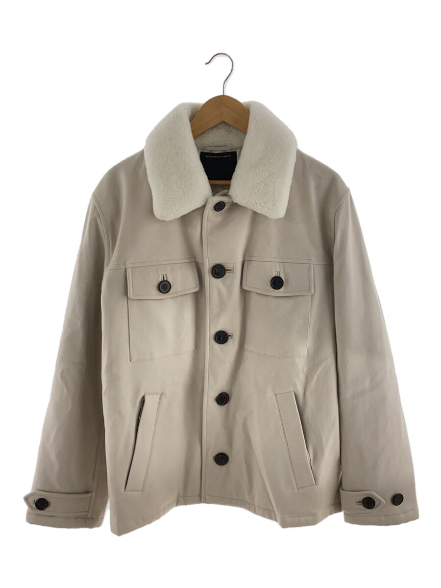 【中古】PRADA◆ブルゾン/M/カシミア/ホワイト/SGC413//【メンズウェア】|2nd STREET 店