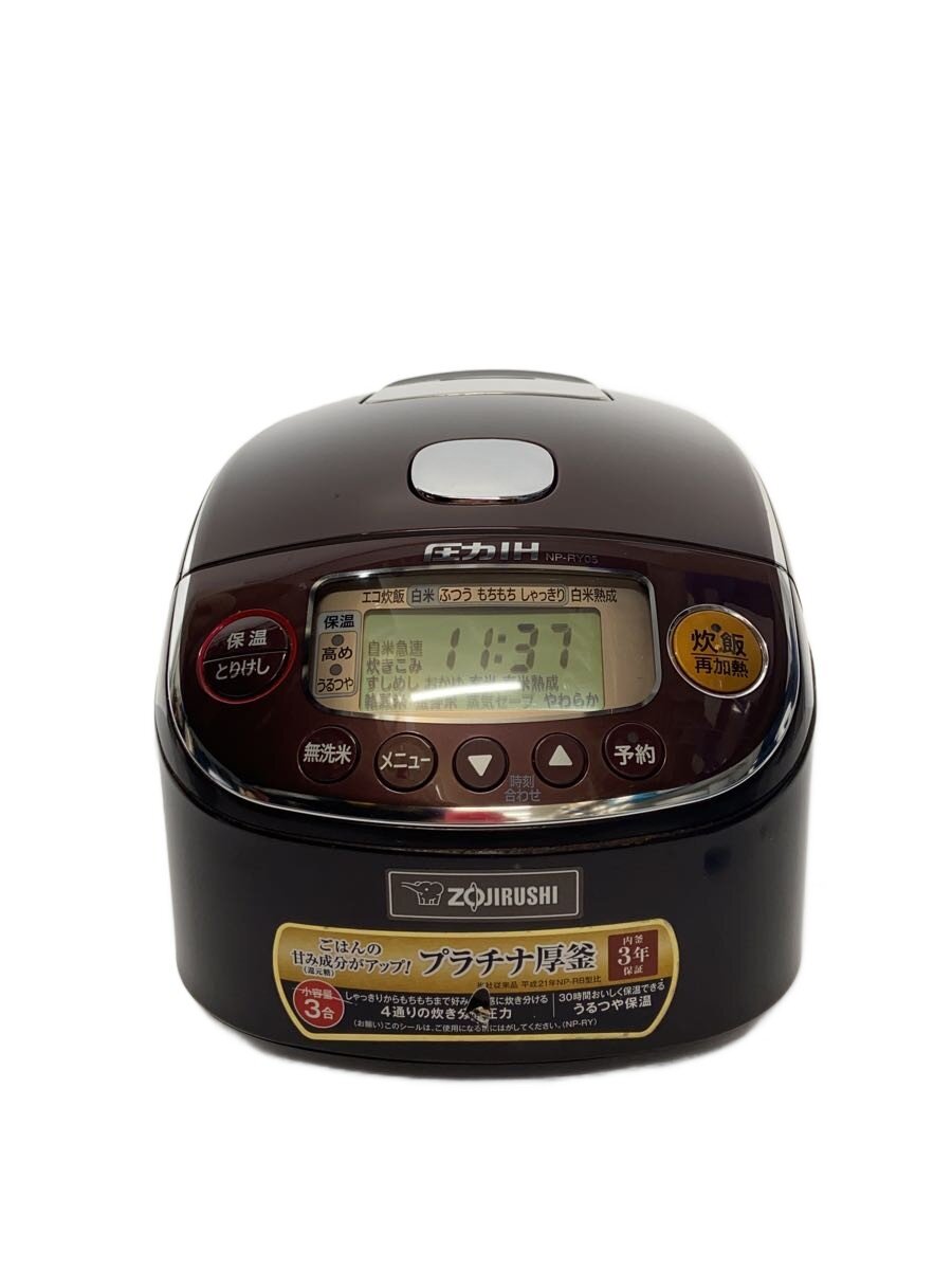 【中古】ZOJIRUSHI◆炊飯器 限界炊き NP-RY05//【家電・視覚的・オーディオ】