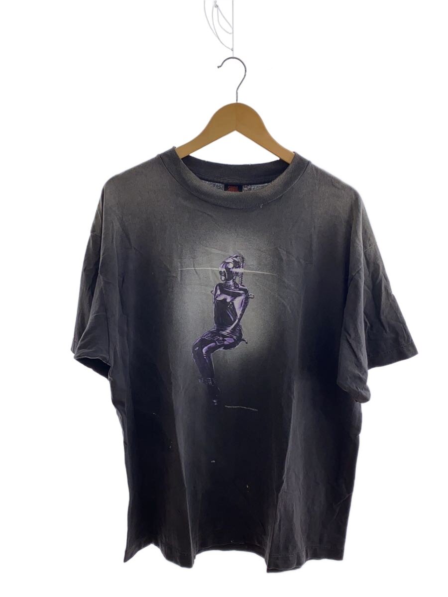【中古】SAINT MICHAEL◆MASK SRYM_SS TEE/プルオーバー/L/綿織物/GRY/SM-HR01-0000-C75【メンズウェア】