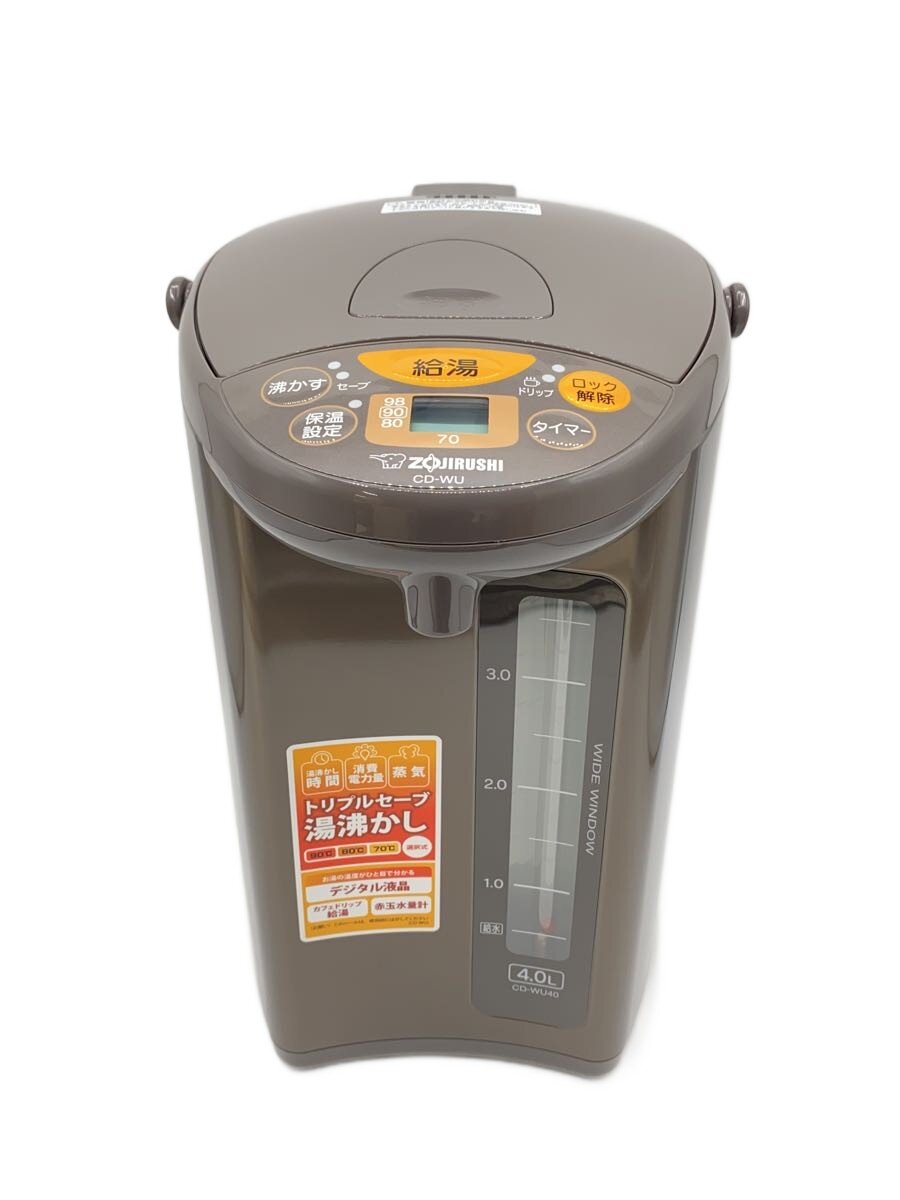 【中古】ZOJIRUSHI◆電気ポット・電気ケトル CD-WU40//【家電・ビジュアル・オーディオ】｜2ｎｄ STREET 店