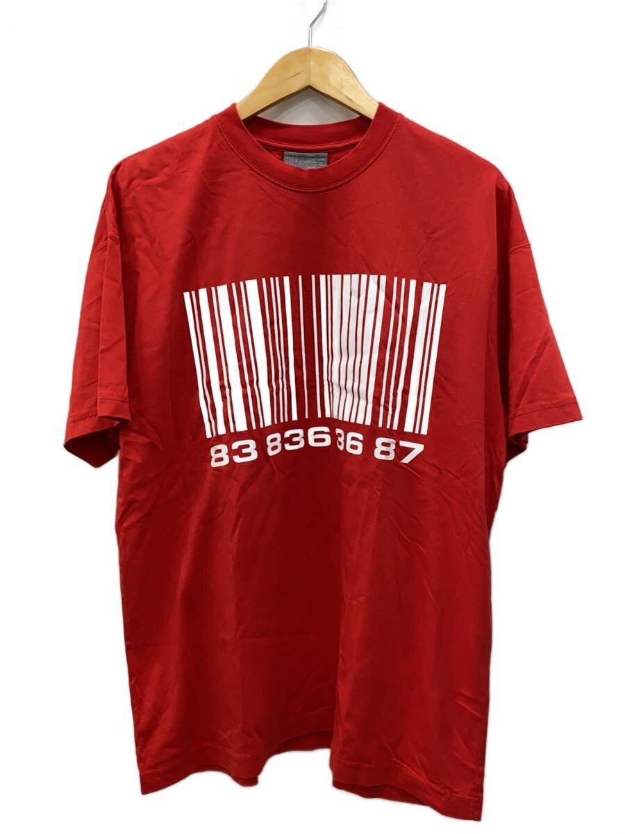 【中古】VTMNTS◆Tシャツ/M/コットン/RED/レッド/VL12TR120R 1610【メンズウェア】｜2ｎｄ STREET 店