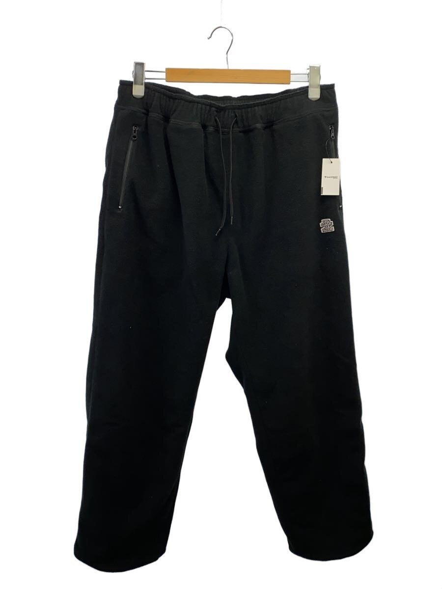 【中古】Blackeyepatch◆OG LABEL FLEECE PANTS/フリースパンツ/下つ方/L/ポリエステル/黒いこと【メンズウェア】