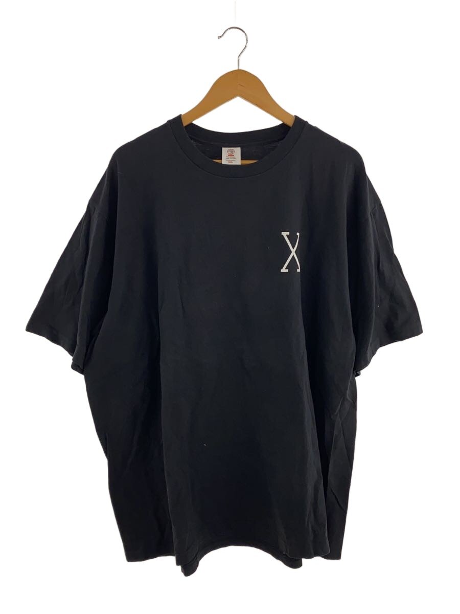 【中古】Supreme◆25SS/40 ACres Malcolm X Tee/ティーシャツ/XXL/綿織物/BLK【メンズウェア】