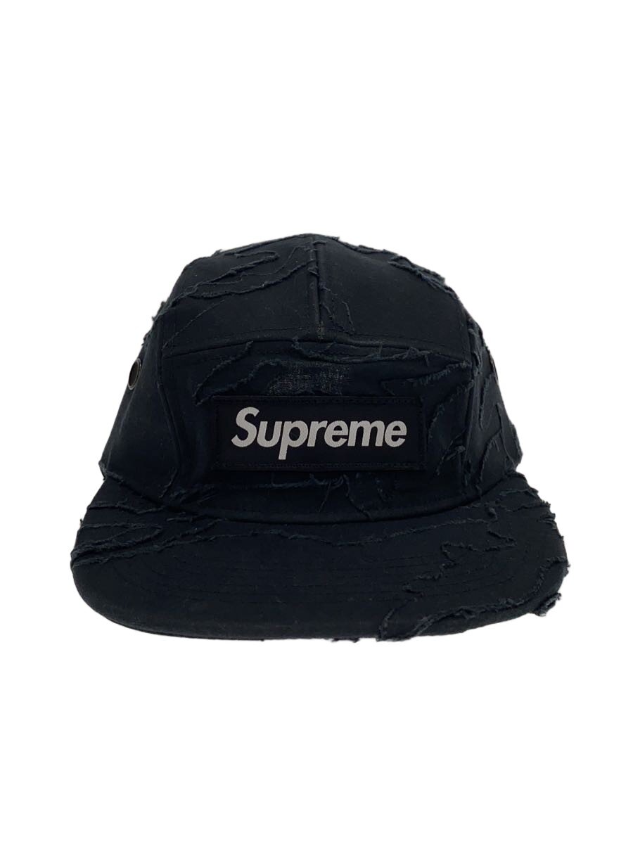【中古】Supreme◆Griffin studio camp cap/FREE/綿織物/BLK/メンズ【服飾雑貨他】